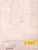 Sajo-Sajo BF400 CM350, Milling Parts Lists Assemblies Arrangements 2 book Manual 1979-BF400-DM350-01